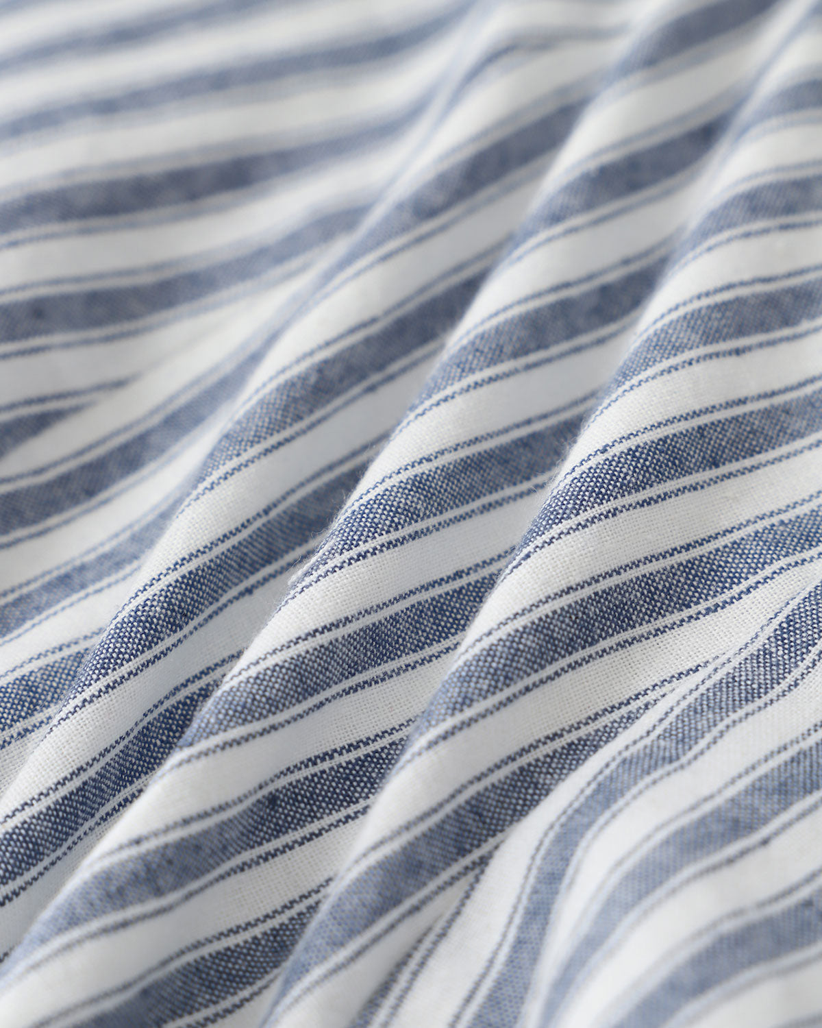 Blue Striped Square Neck Tank Top