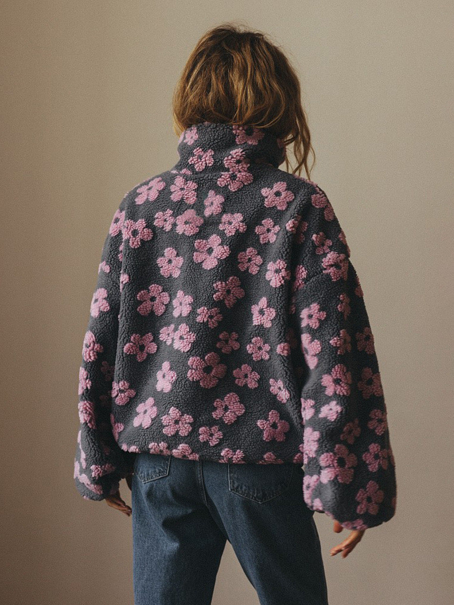 Isla™ - Floral Fleece Pullover