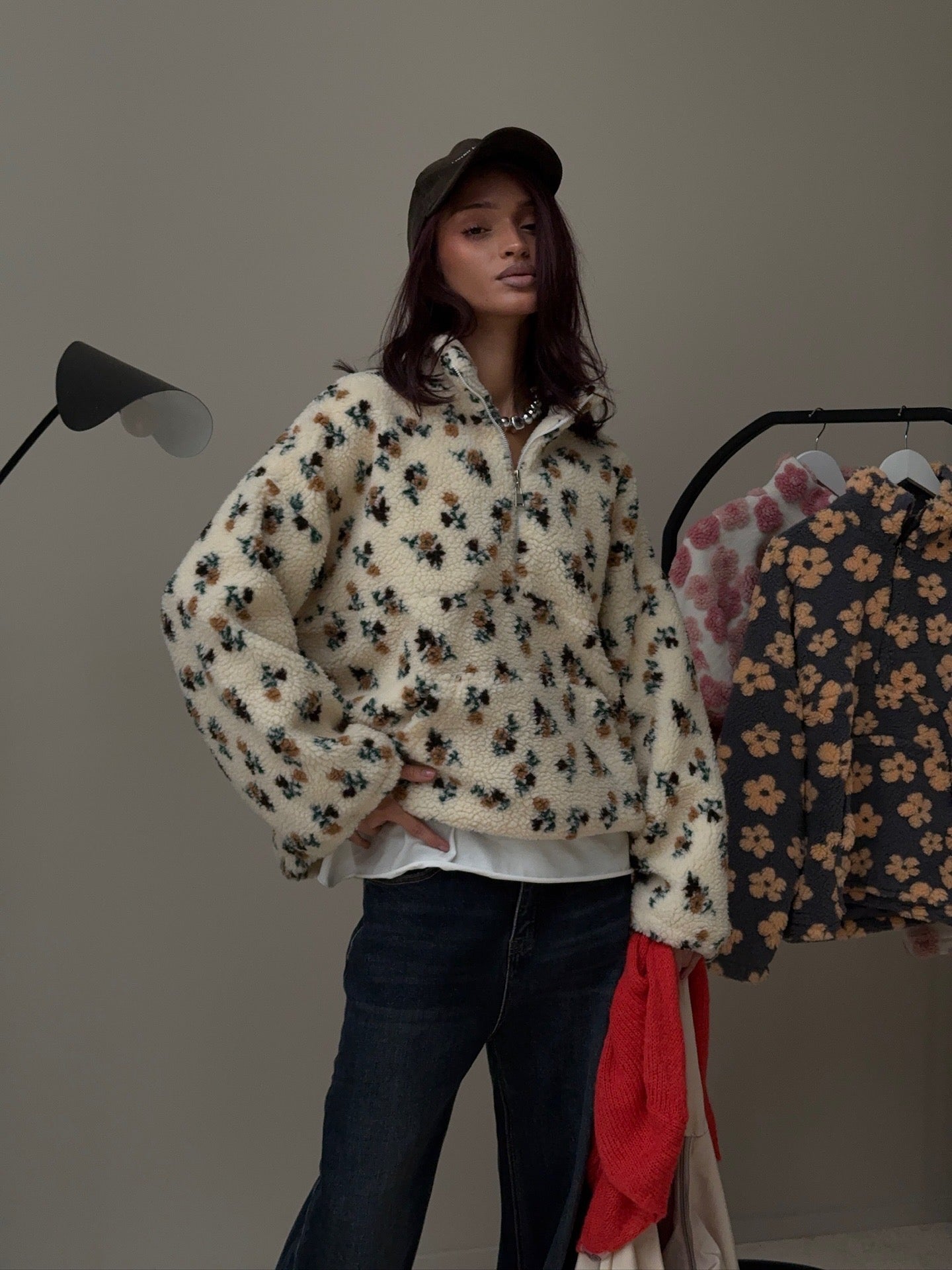 Valléa™ Floral Fleece Pullover