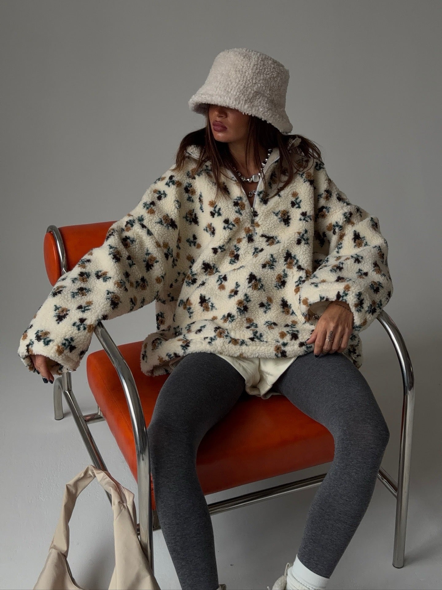 Valléa™ Floral Fleece Pullover