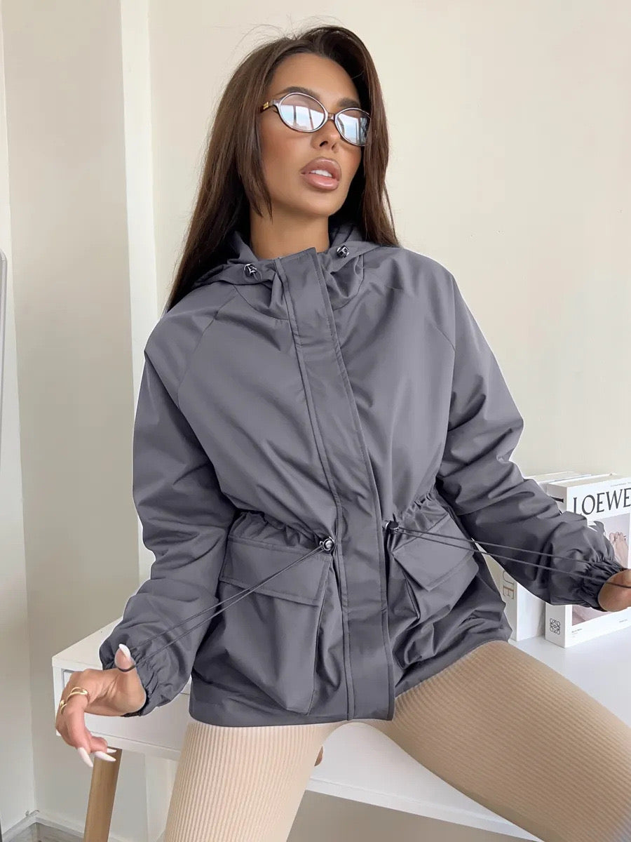 Avery™ – Adjustable Waist Hooded Jacket