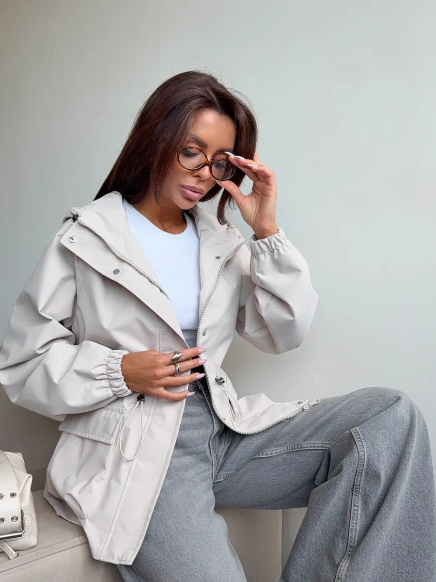 Avery™ – Adjustable Waist Hooded Jacket