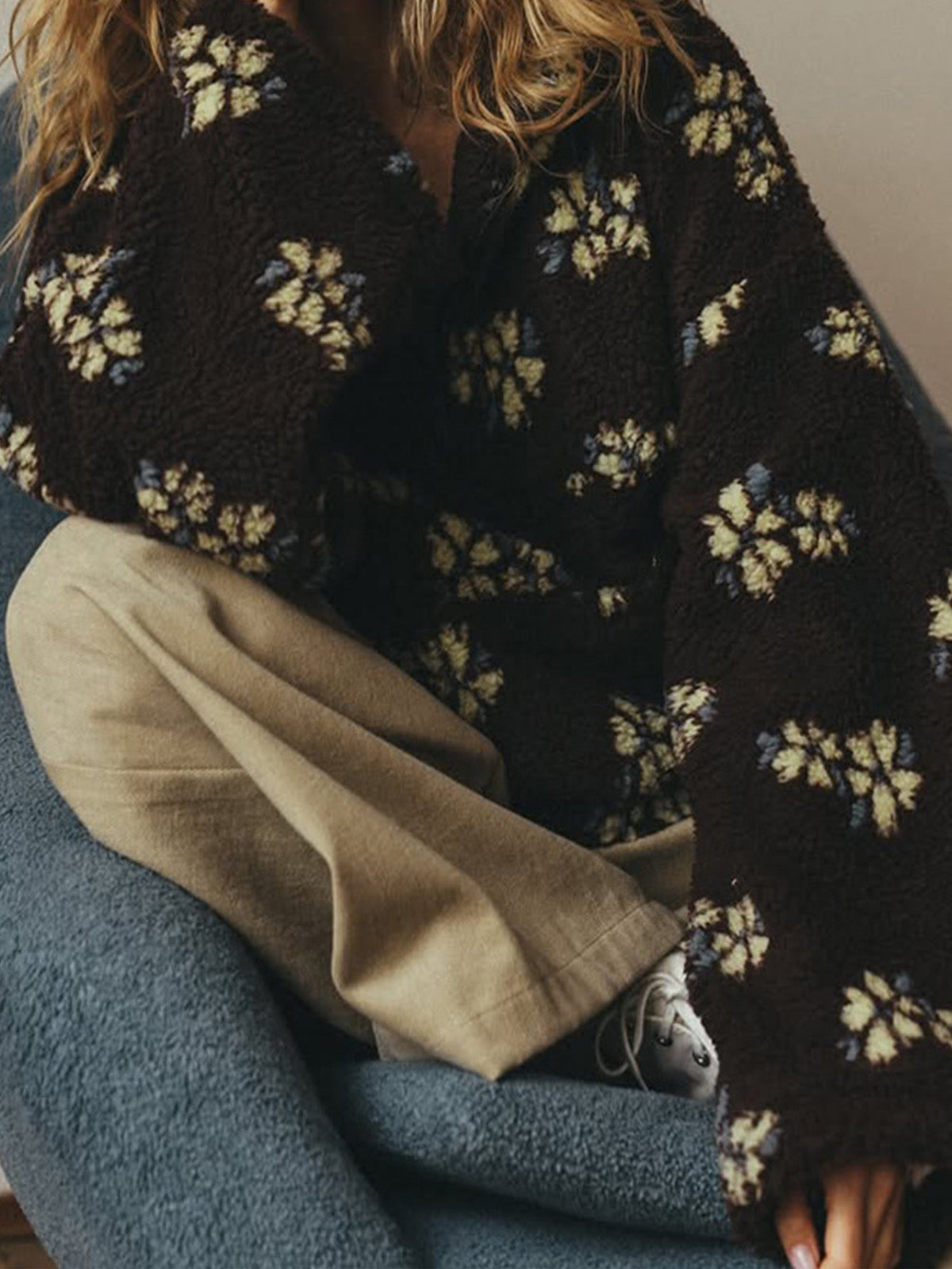 Isla™ - Floral Fleece Pullover