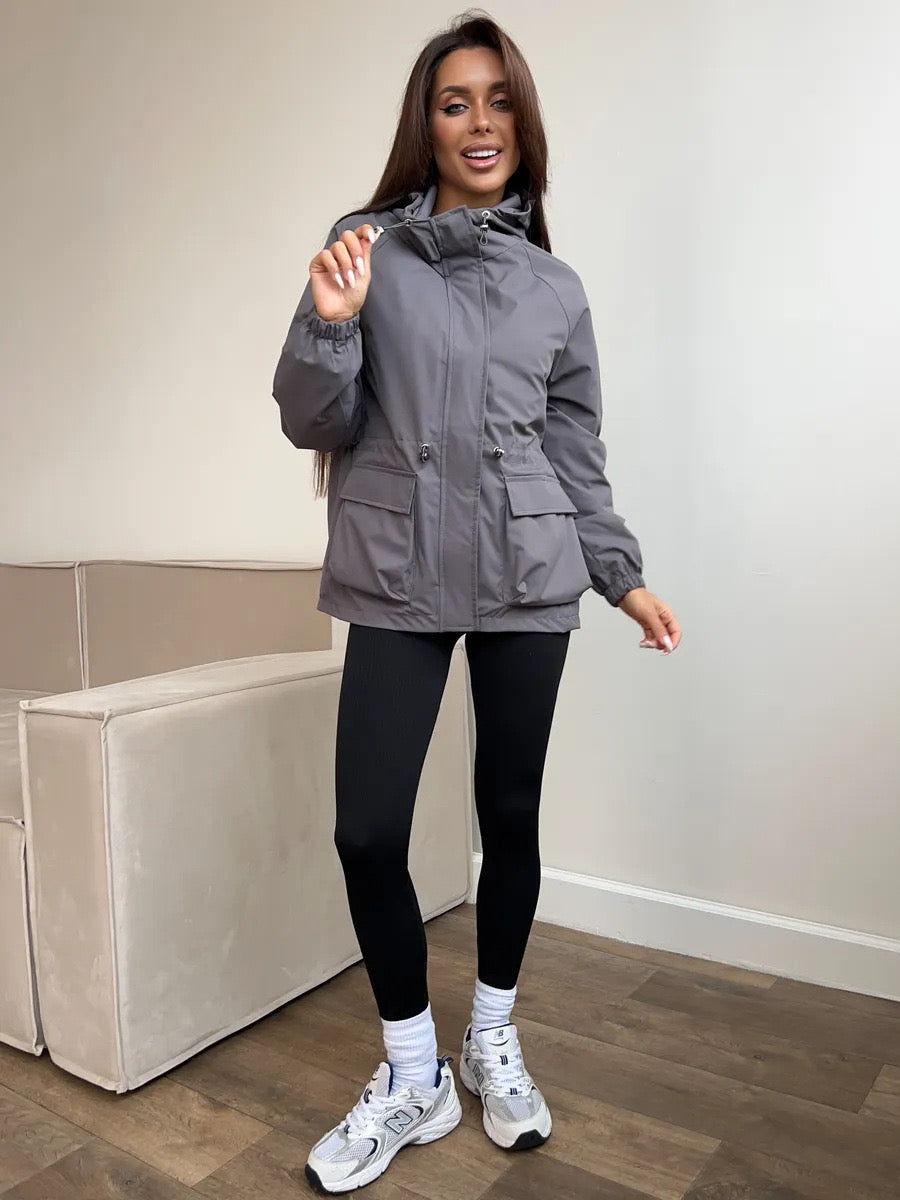 Avery™ – Adjustable Waist Hooded Jacket