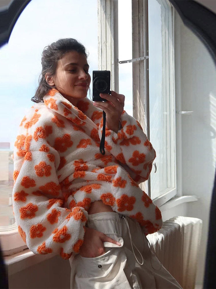 Isla™ - Floral Fleece Pullover