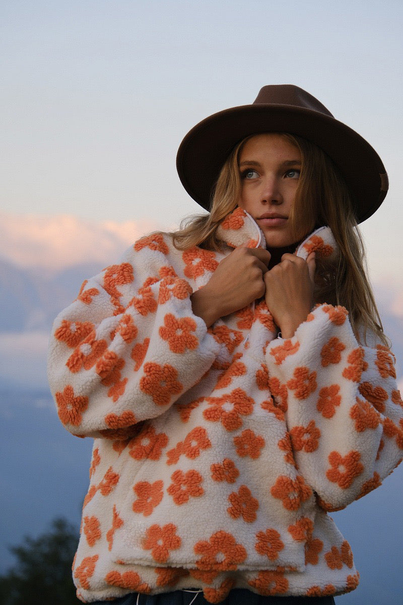 Isla™ - Floral Fleece Pullover