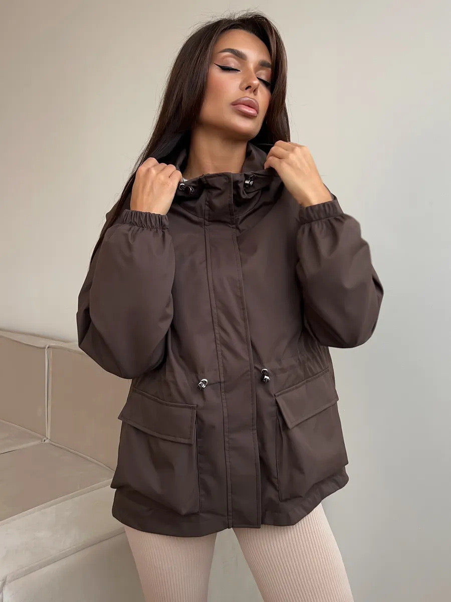 Avery™ – Adjustable Waist Hooded Jacket