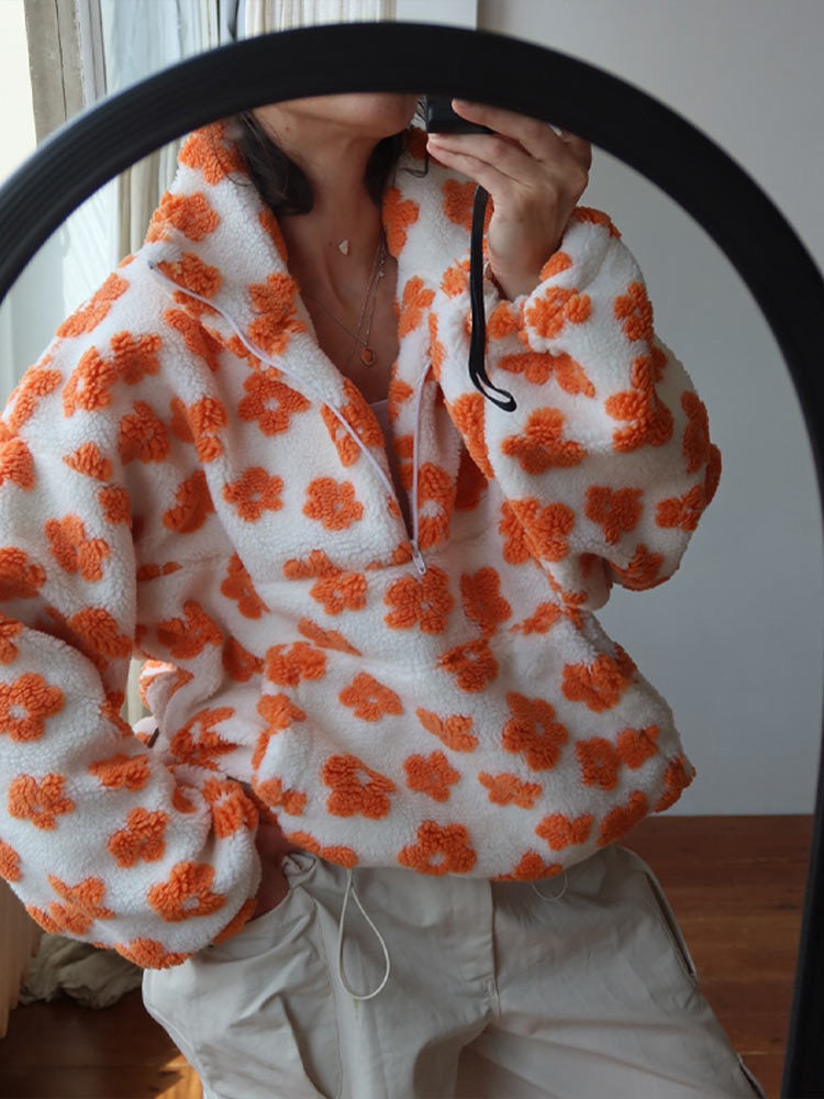 Isla™ - Floral Fleece Pullover