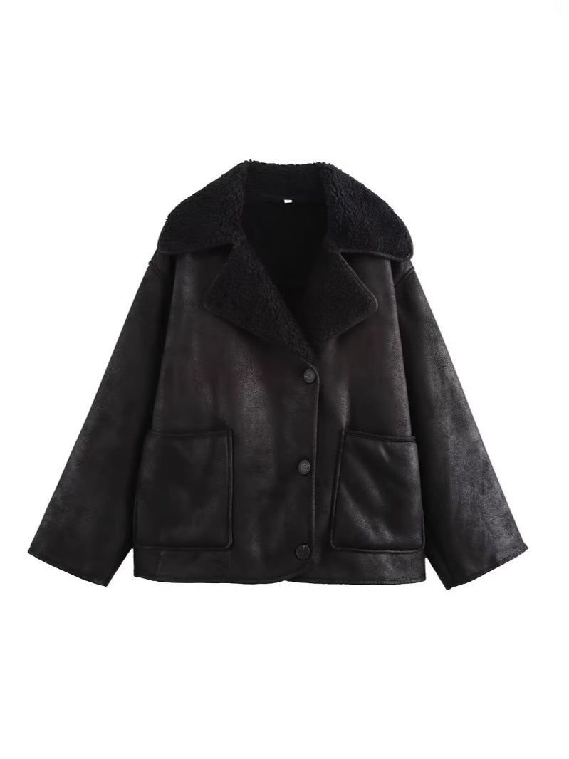 Elara™ – Shearling Jacket