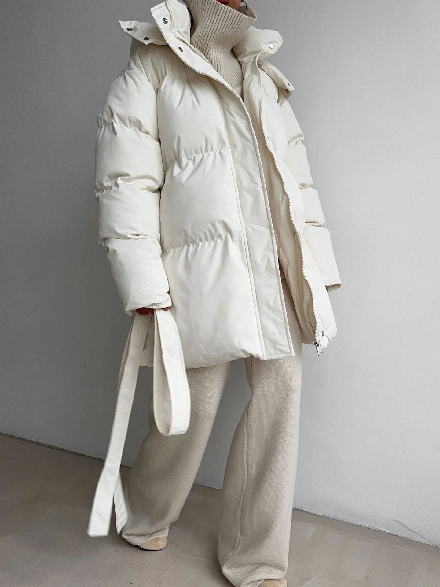 Abrigo Aurora™ – Hooded Puffer Coat