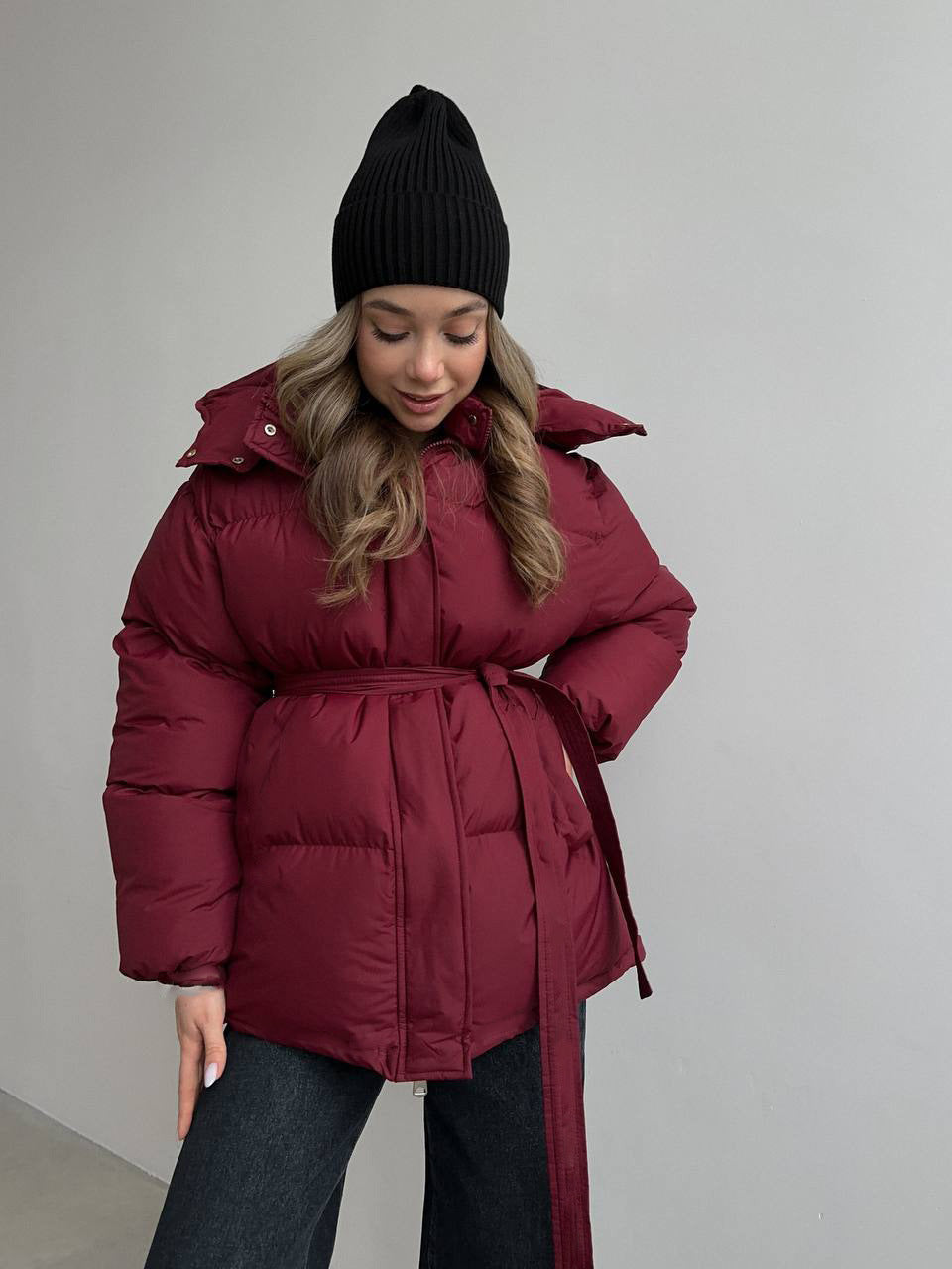 Abrigo Aurora™ – Hooded Puffer Coat