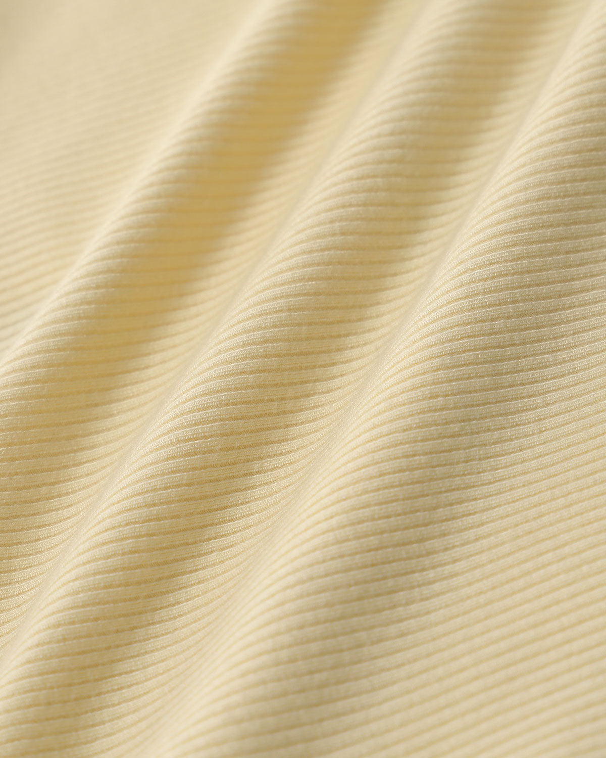 Yellow V Neck Ribbed Knit Tank Top